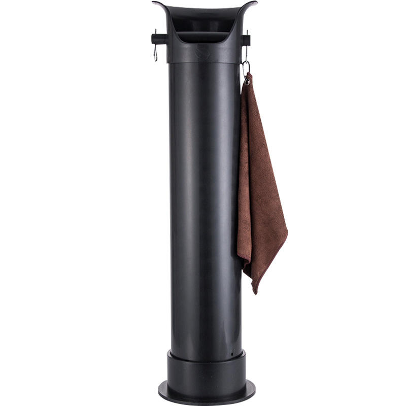 Tall Knock Box Big Coffee Espresso Drawer Plástico ABS y acero inoxidable Knock Box a la venta