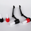Limpiador de cepillos para máquina de café, cepillo para máquina de café expreso, cepillo de limpieza para taza de café, negro y rojo