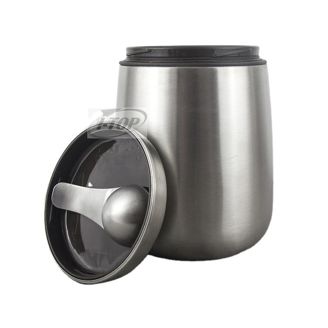 Tarro de almacenamiento redondo de buena calidad, organizador de cocina, juego de botes de té y café con tapas
