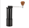 Molinillo de café Manual portátil para acampar de acero inoxidable CNC420, molinillo de café con mango de madera respetuoso con el medio ambiente, plegable, fácil de llevar