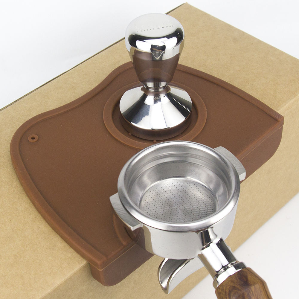 Prensa de café de acero inoxidable de 51 mm Tamper Barista Espresso Tamper Base Coffee Bean Press