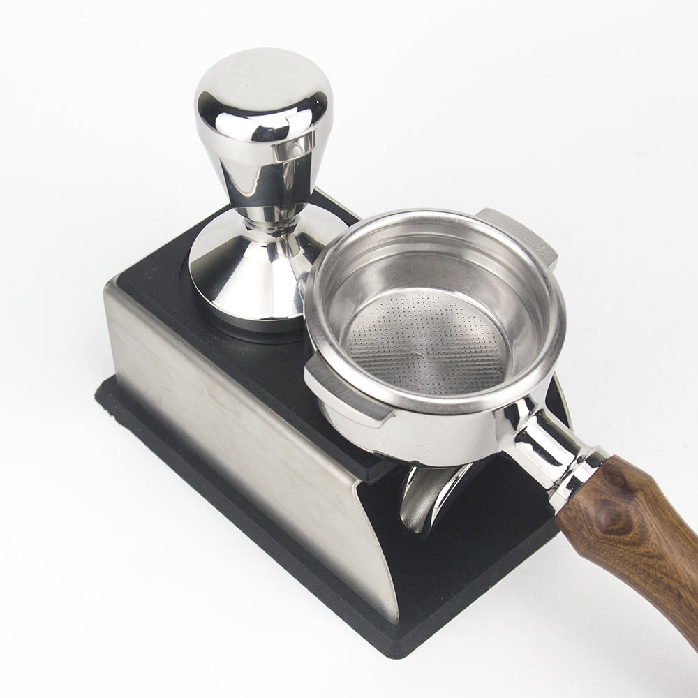 Prensa de café de acero inoxidable de 51 mm Tamper Barista Espresso Tamper Base Coffee Bean Press