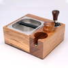 Espresso Knock Box, caja 4 en 1 compatible con accesorios de espresso de 58 mm, con 1,5 l de acero inoxidable desmontable Knock Box,