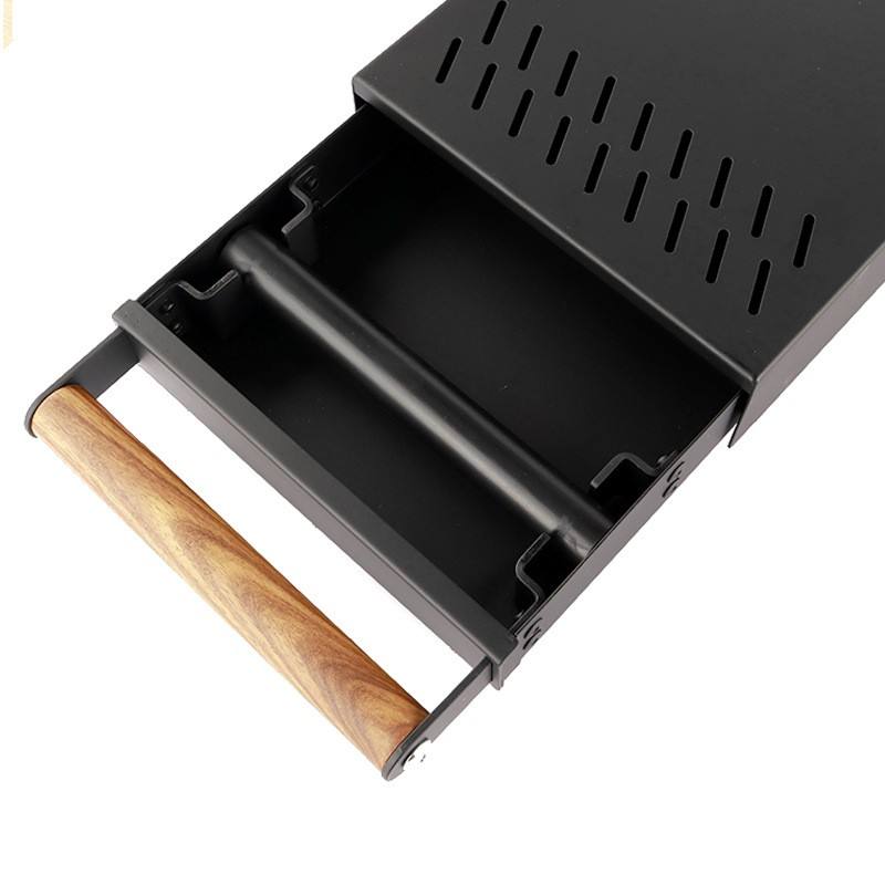 Cajón de caja de golpe de espresso, contenedor de golpe de café desmontable de acero inoxidable, caja de golpe de Barista duradera absorbente de golpes