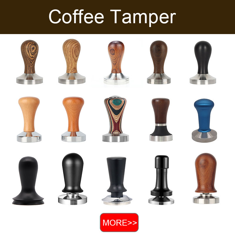 Juego de apisonamiento de café Juego de apisonamiento de martillo de café con mango de madera y herramienta con agitador de café para distribución