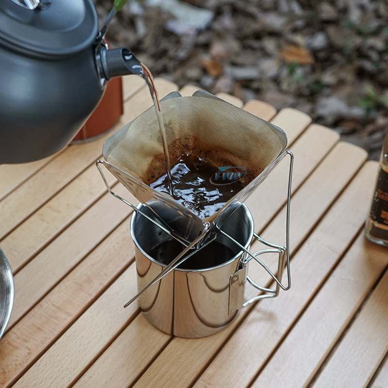 Hervidor de agua de acero inoxidable para verter sobre el gotero de café con filtro Meker